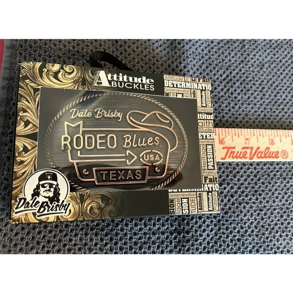 Montana Silversmiths Attitude Buckle Dale Brisby Rodeo Blues USA Texas NIB